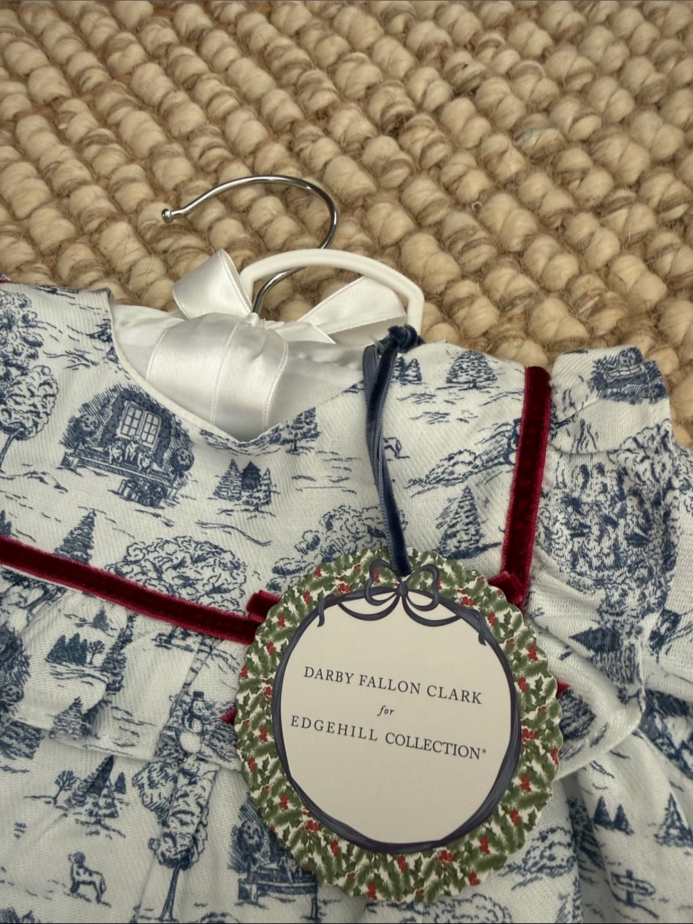 NWT Baby Girl Christmas Dress & Bloomers - Edgehill Collection - Picture 2 of 6
